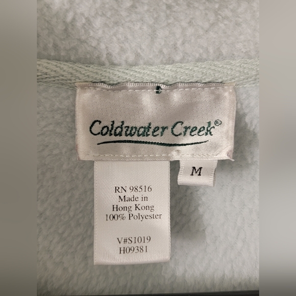 Coldwater Creek Microfleece Pullover 1/4 Zip Size M - Picture 9 of 9